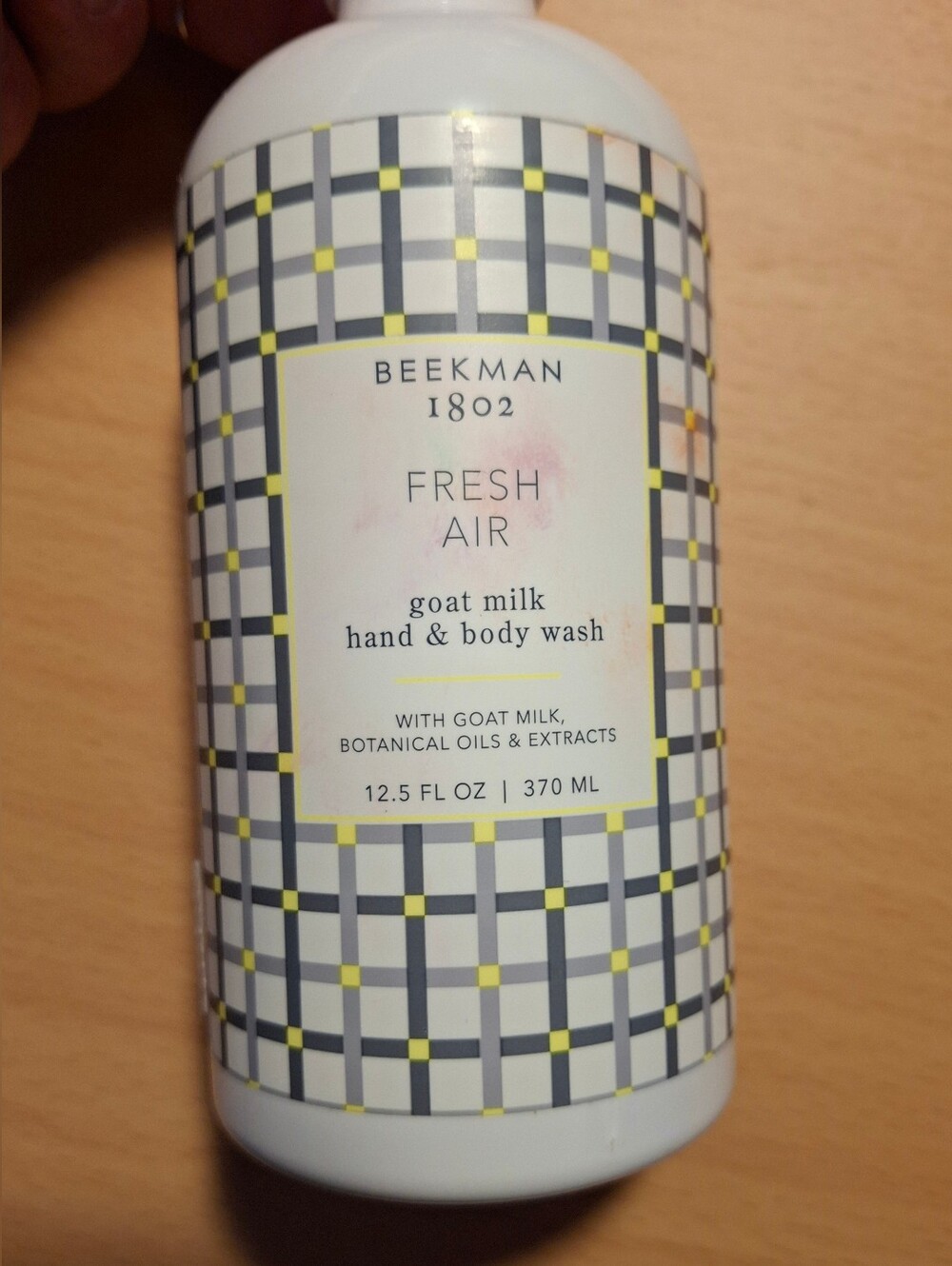 Beekam 1802 Fresh Air Goat Milk Hand & Body Wash 12.5 Fl Oz New